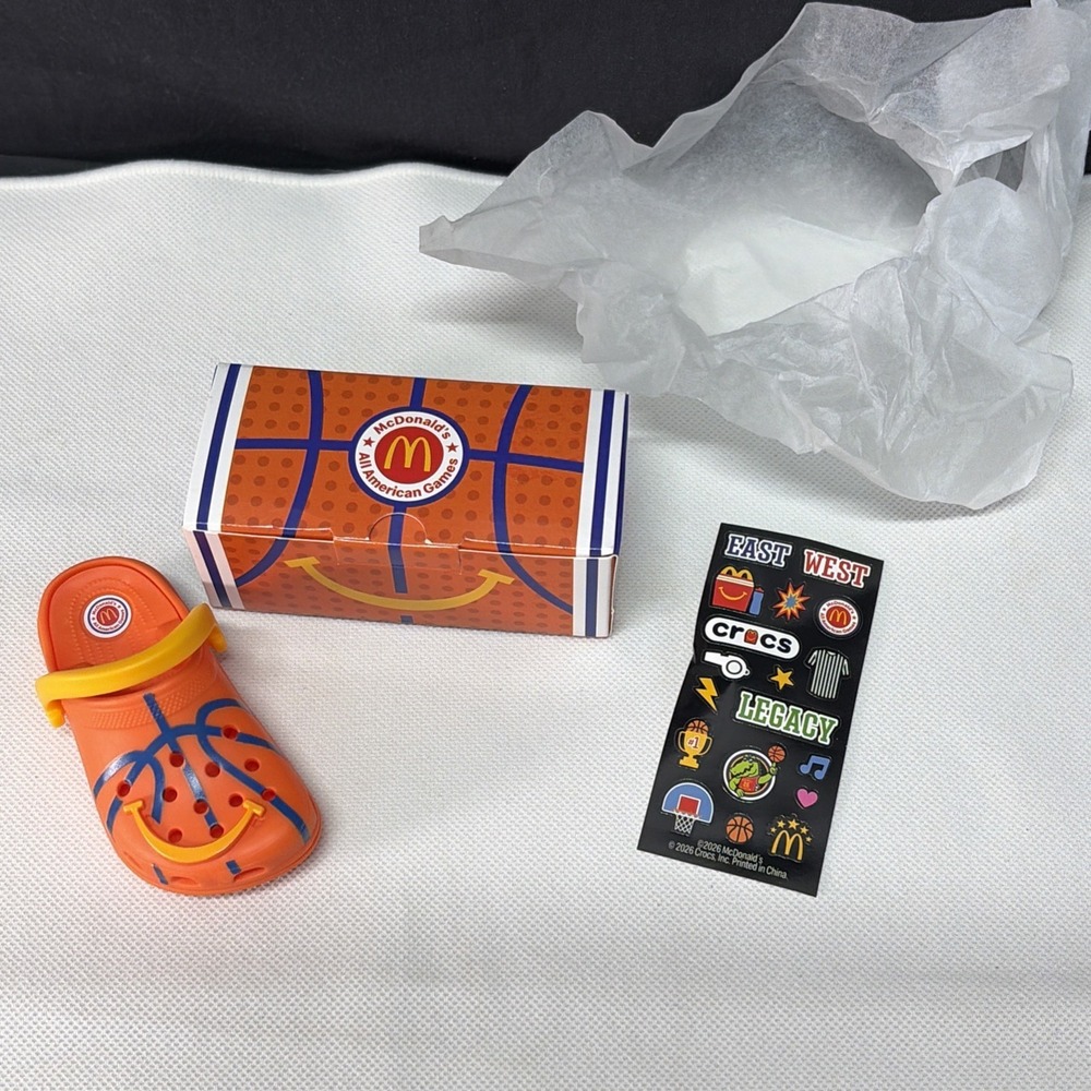 2026 McDonalds All American Games Basketball CROCS Toy #3 NEW IN BOX